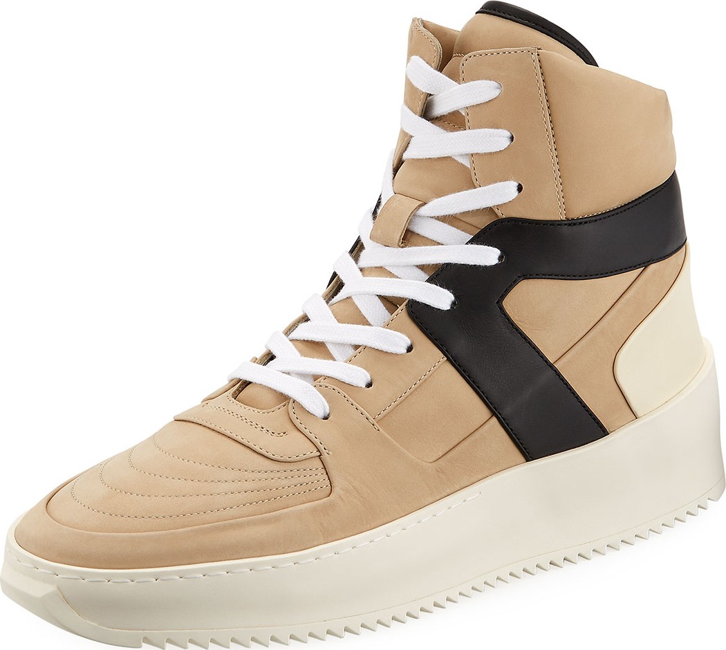 Fear of God Men's Leather High-Top Basketball Sneakers