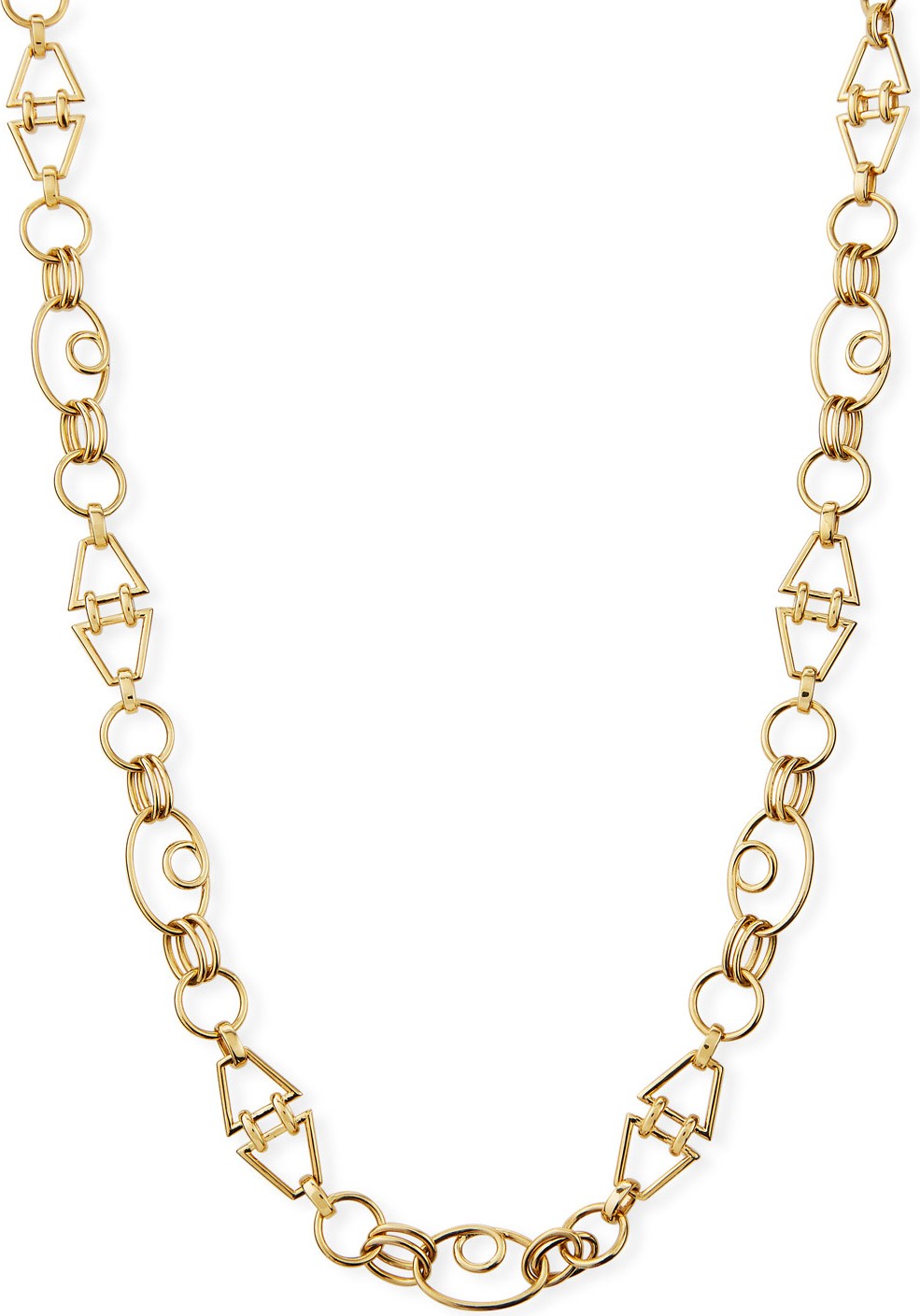 Valentin Magro 18k Gold Geometric Chain Necklace