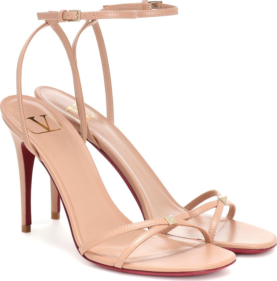 Valentino Valentino Garavani Nude leather sandals