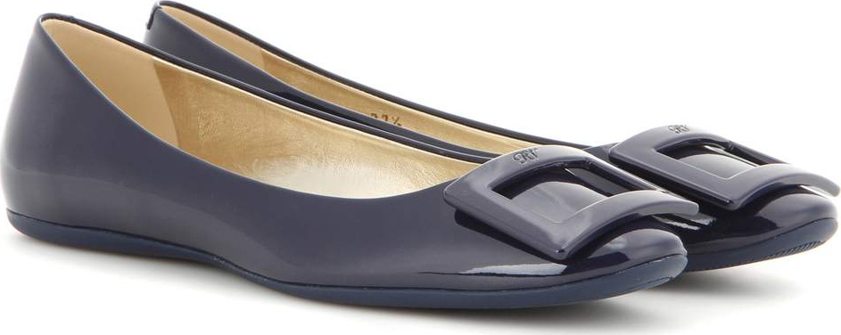 Roger Vivier Gommette patent leather ballerinas