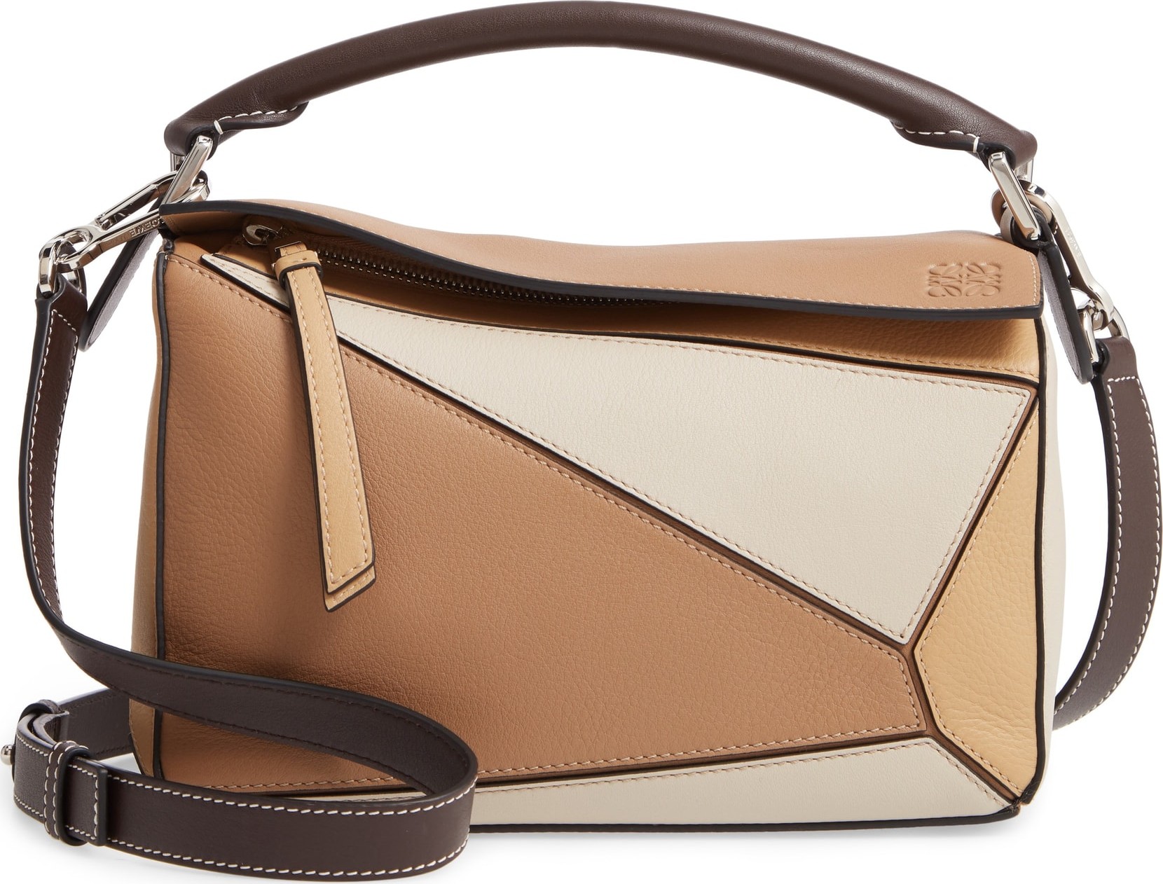LOEWE Small Puzzle Calfskin Leather Bag
