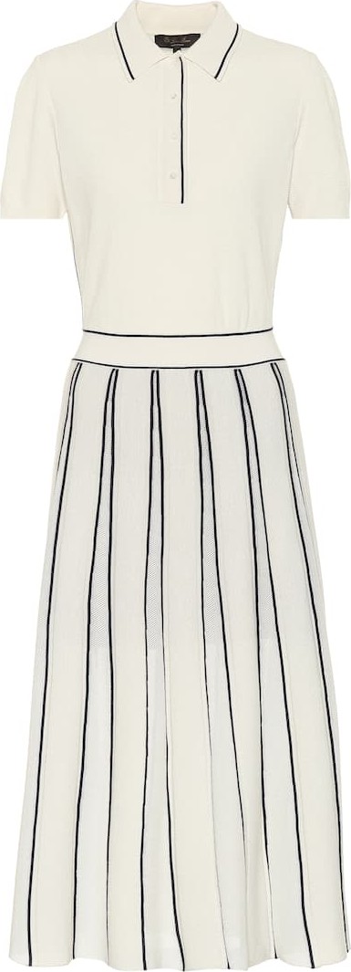 Loro Piana Cashmere and silk midi dress