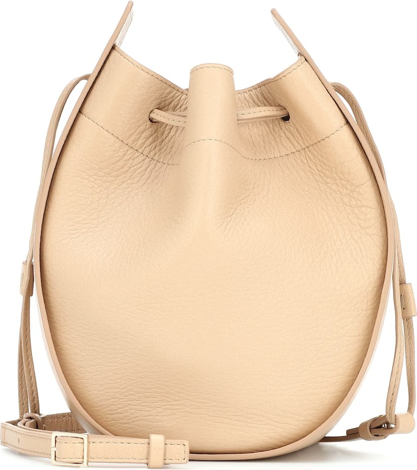 THE ROW Drawstring Pouch leather shoulder bag