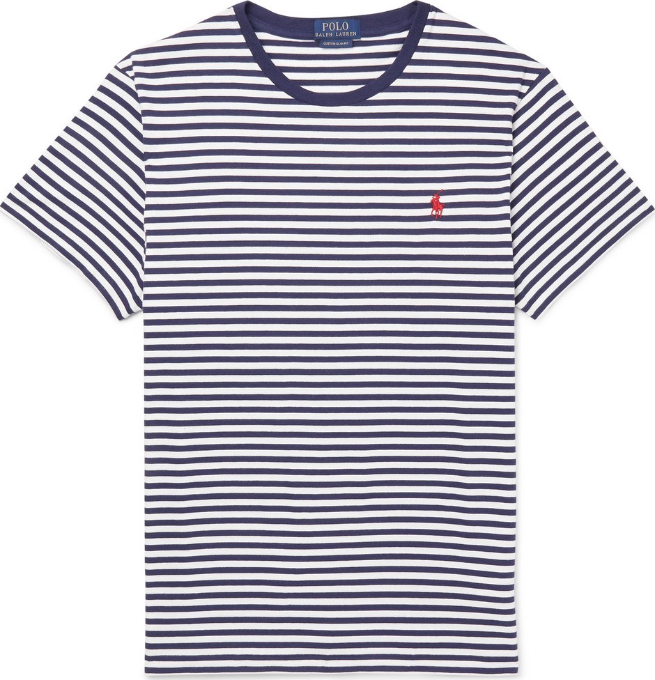 Polo Ralph Lauren Slim-Fit Striped Cotton-Jersey T-Shirt