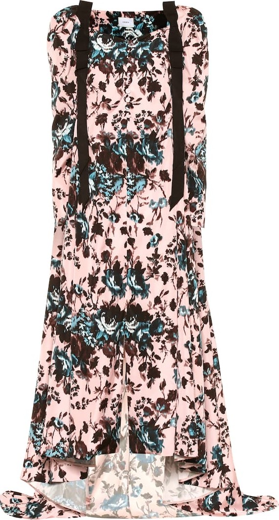 Erdem Janey floral taffeta gown
