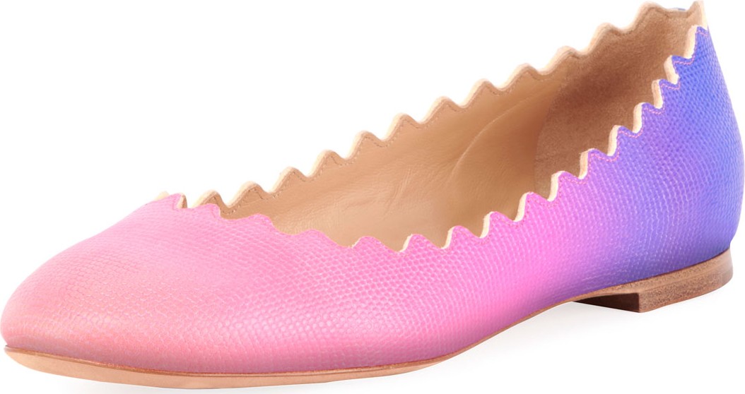 Chloe Lauren Ombre Ballet Flats