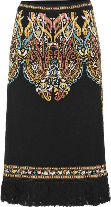 Etro Wool-blend skirt