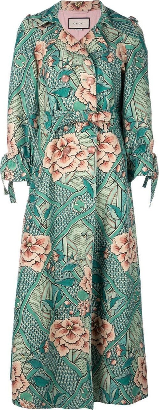 Gucci Loraine floral print coat