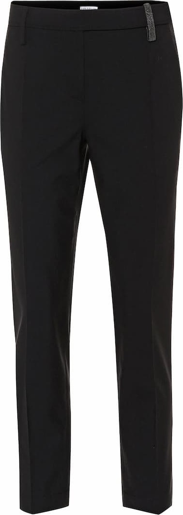 Brunello Cucinelli Stretch wool-blend cropped pants