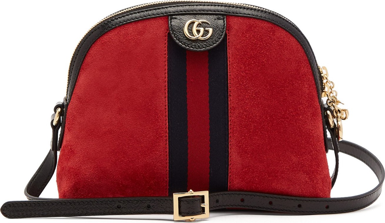 Gucci Ophidia suede cross-body bag