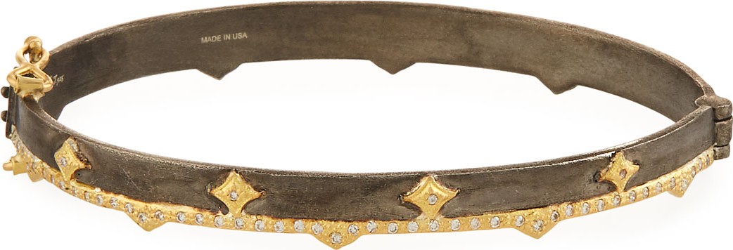 Armenta Old World Diamond Crivelli Huggie Bangle