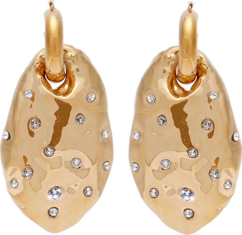 Colville Crystal-embellished moulded drop earrings