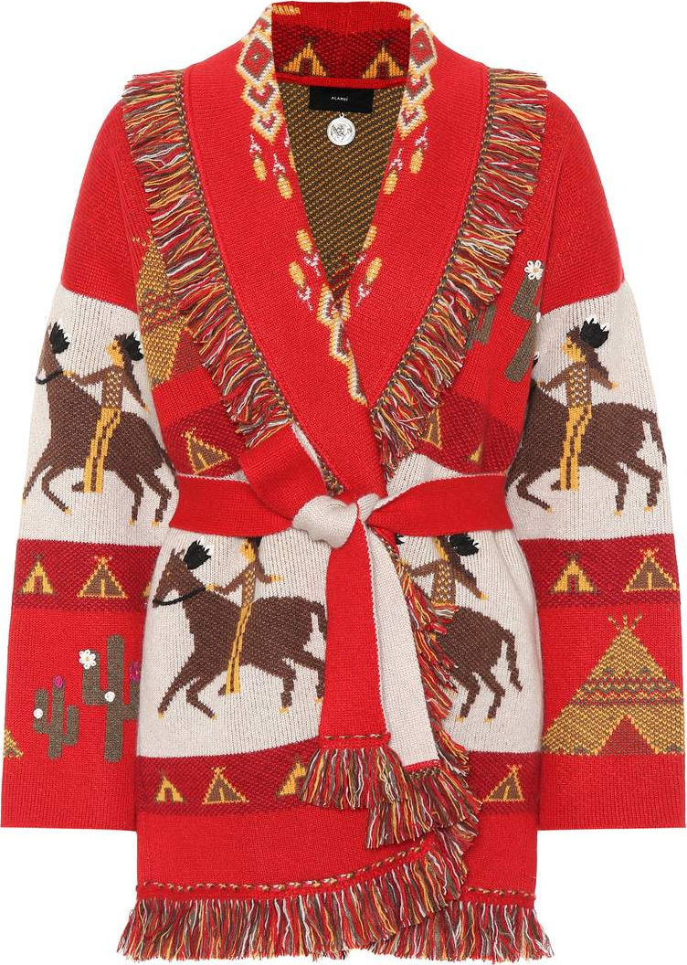 Alanui Cashmere tie cardigan