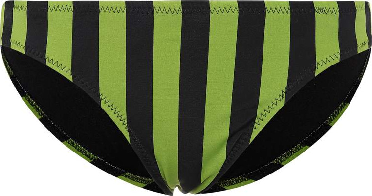 Norma Kamali Striped bikini bottoms