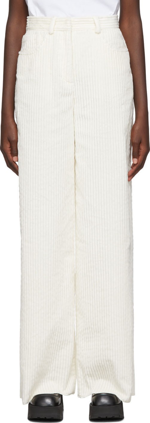 M Missoni White Corduroy Trousers