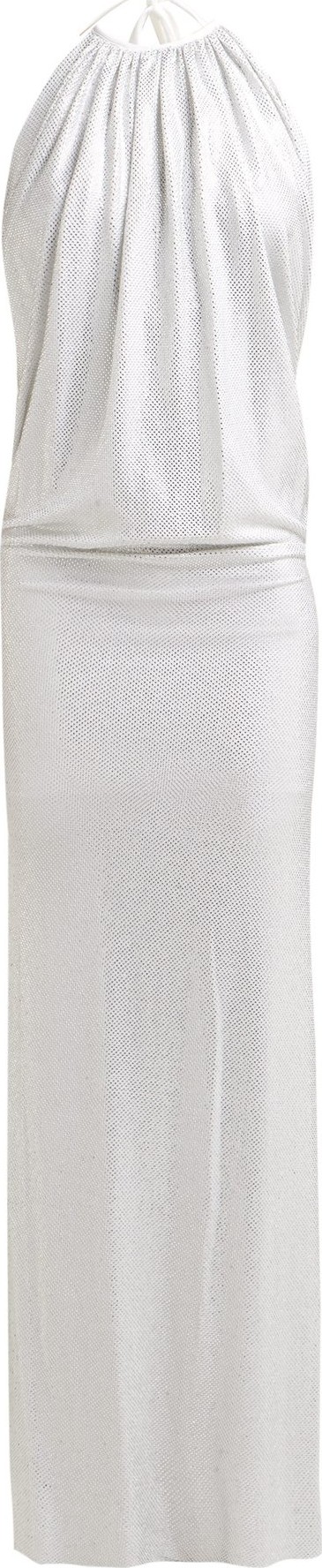 Alexandre Vauthier Halterneck crystal-embellished dress