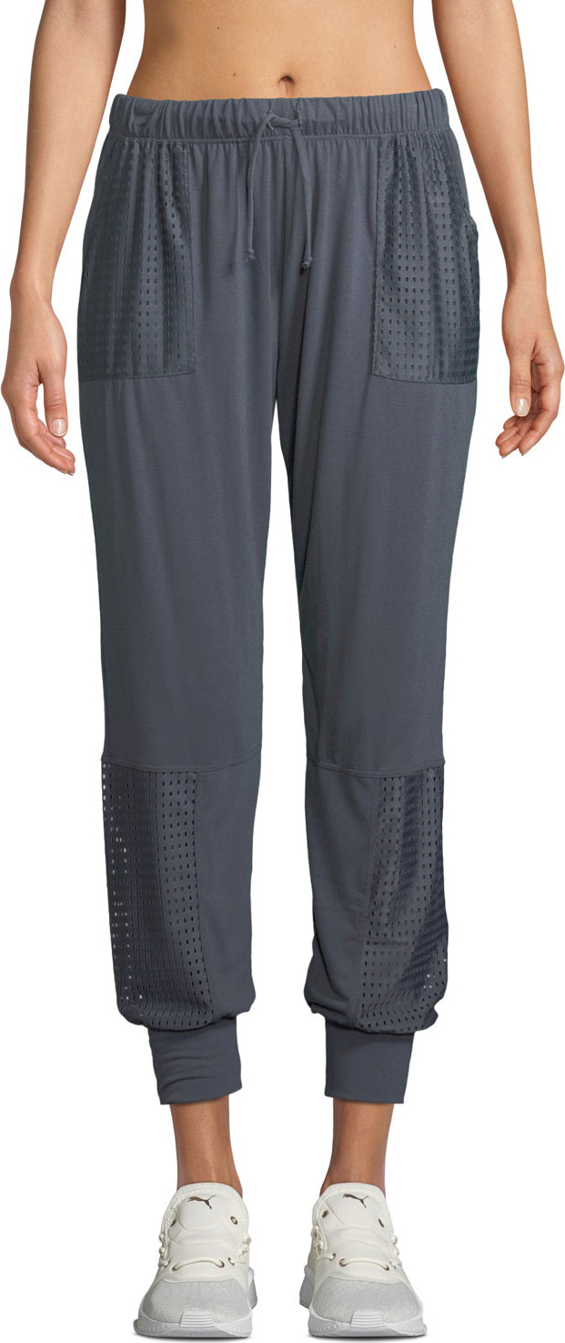 ONZIE Mesh-Panel Drawstring Jogger Sweatpants