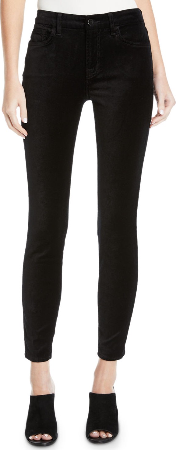 Jen7 The Ankle Velvet Skinny Pants