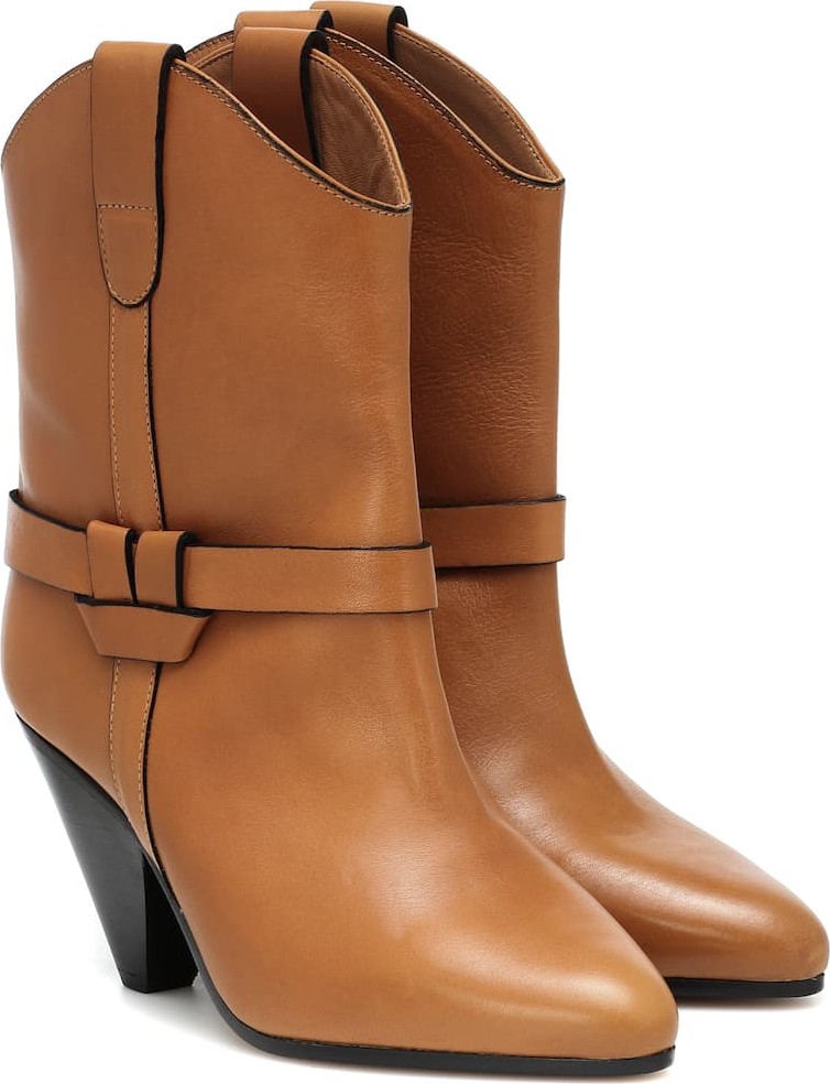 Isabel Marant Deane leather ankle boots