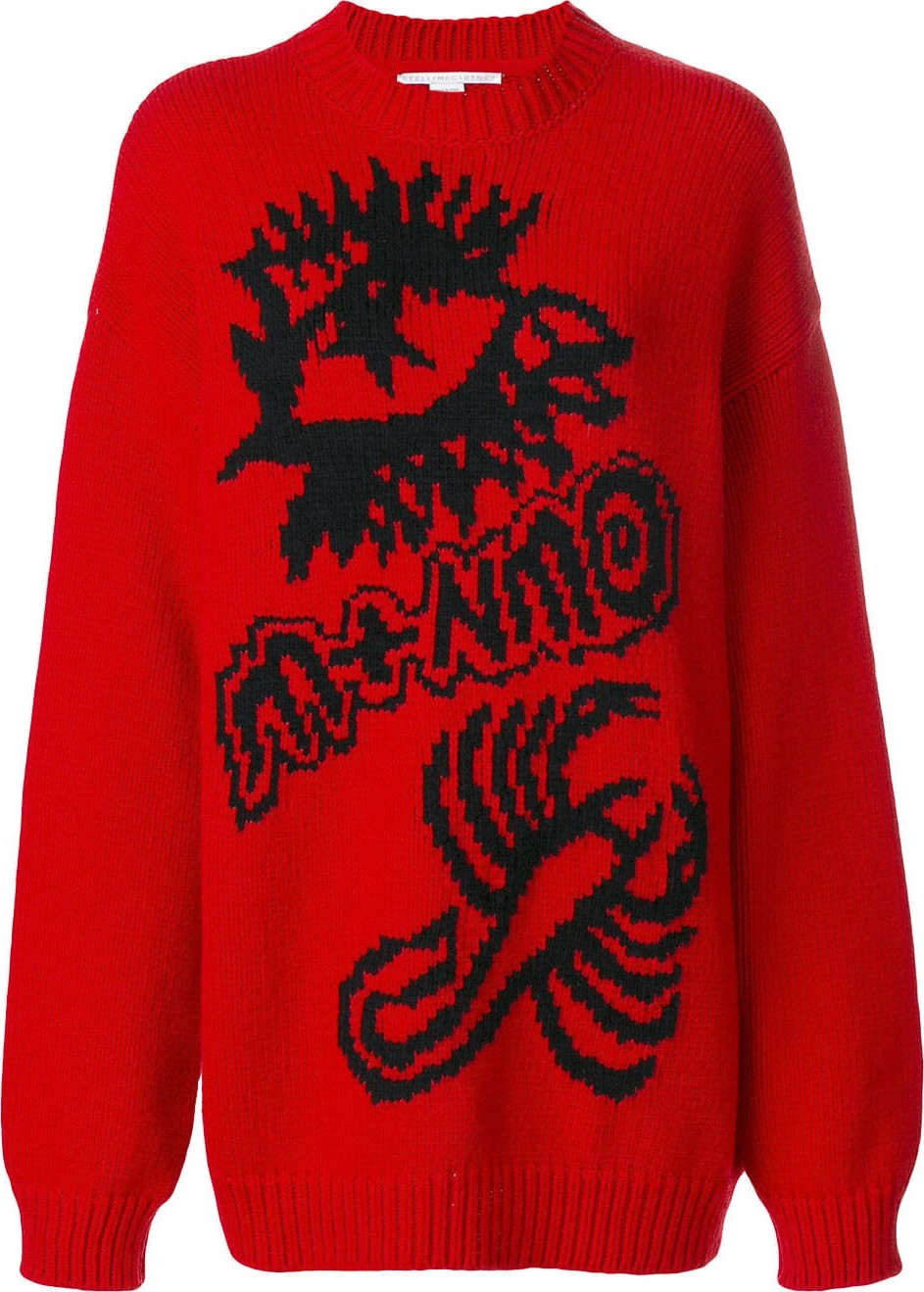 Stella McCartney Members intarsia knit