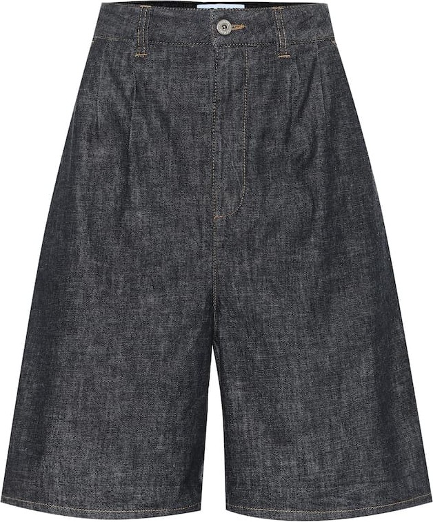 LOEWE High-rise denim shorts