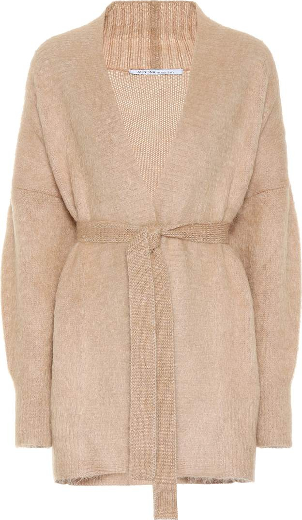 Agnona Wool and mohair-blend cardigan