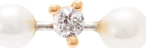 Delfina Delettrez 18kt gold & diamond single earring