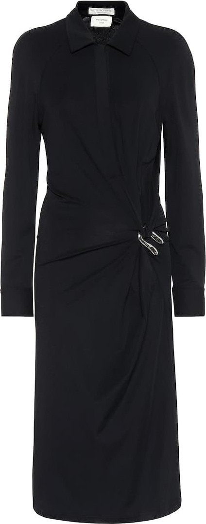 Bottega Veneta Crêpe jersey shirt dress