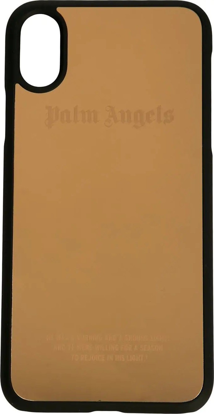 Palm Angels logo engraved iPhone X case