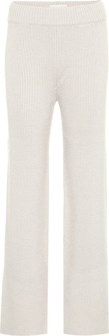 Kirin Ribbed-knit wool-blend pants