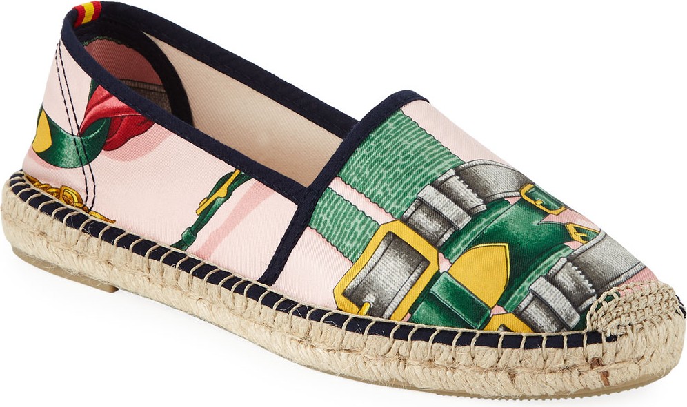 Respoke Victoria Printed Flat Espadrilles