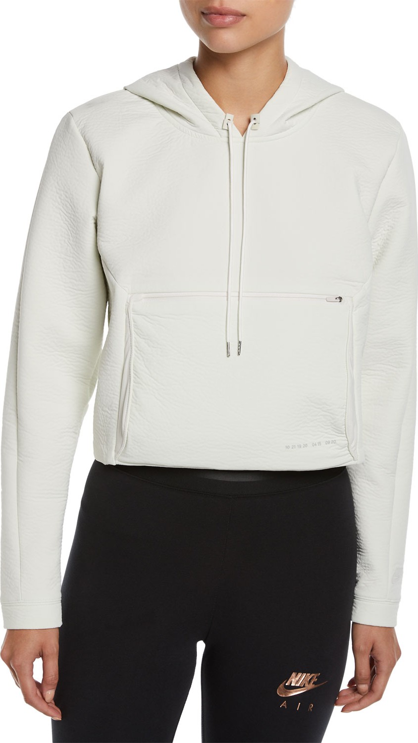 Nike Packable Tech Cropped Pullover Hoodie