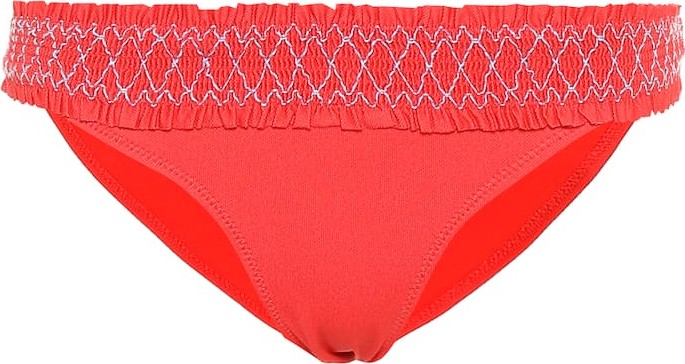 HEIDI KLEIN Sophia smocked bikini bottoms