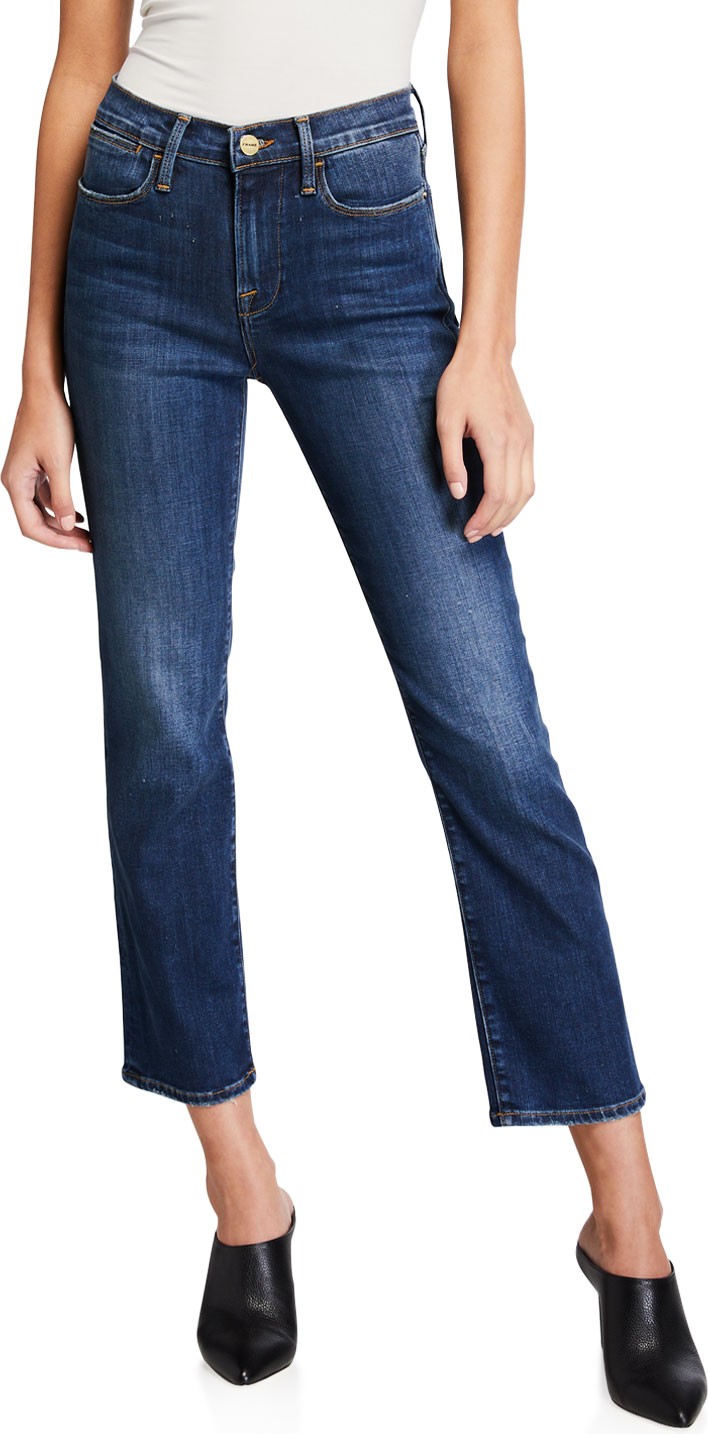 FRAME DENIM Le High Straight Jeans in Dublin
