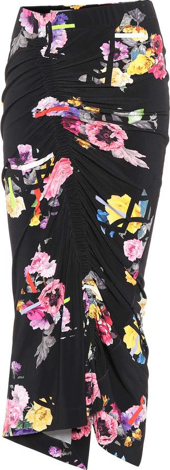 Preen Cosmia floral-printed skirt