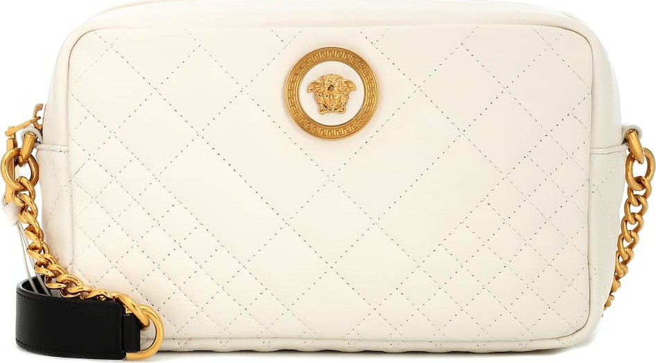 Versace Matelassé leather shoulder bag