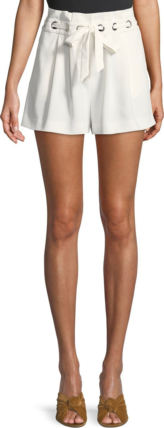 Parker Vale Pleated Grommet Shorts