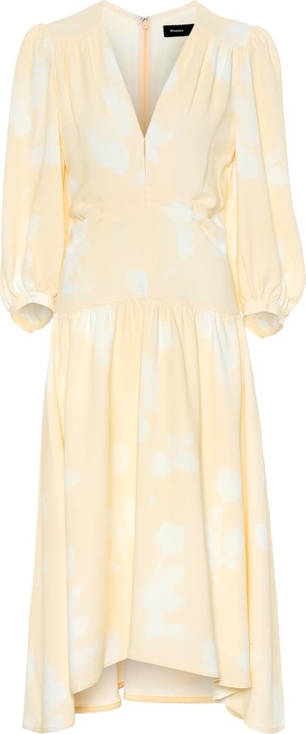 Proenza Schouler Floral cady midi dress