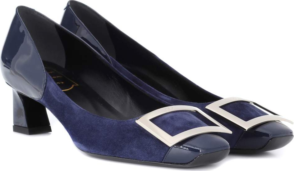 Roger Vivier Belle Vivier Trompette leather pumps