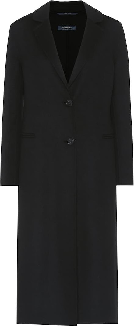 Max Mara Moda wool and angora coat