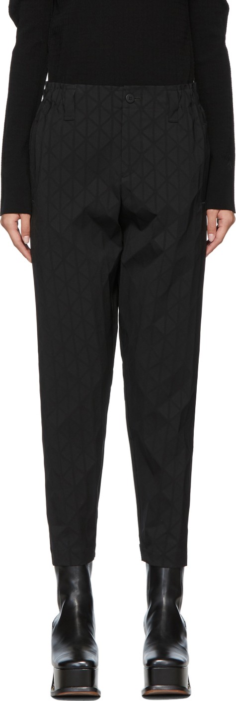 Issey Miyake Black Blink Trousers