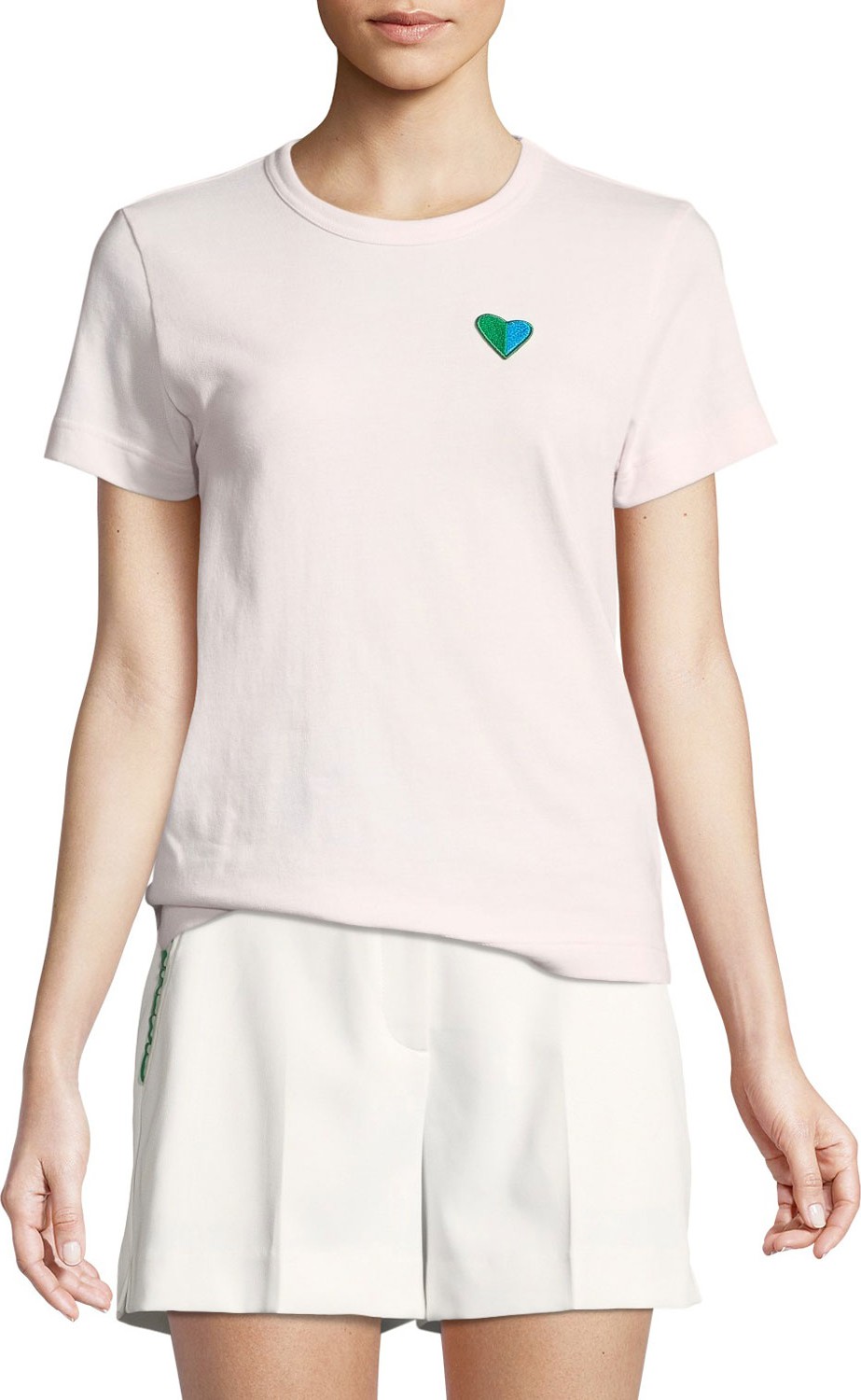 Tory Sport Vintage Cotton Heart Tee
