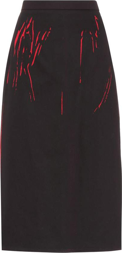 Prada Stretch-cotton pencil skirt