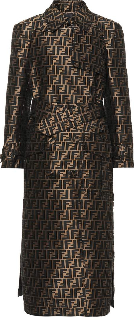 Fendi Printed trench coat