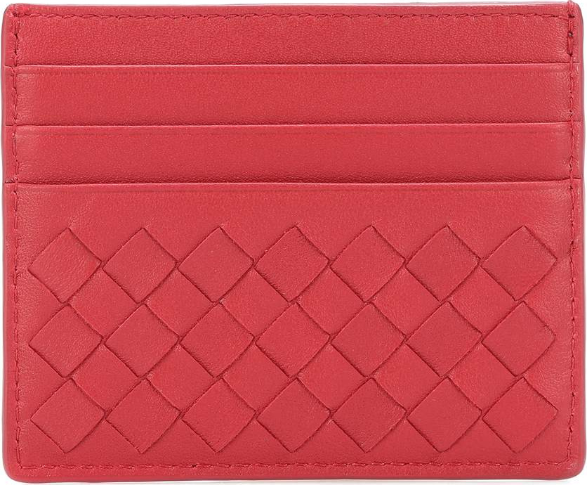 Bottega Veneta Intrecciato leather card holder