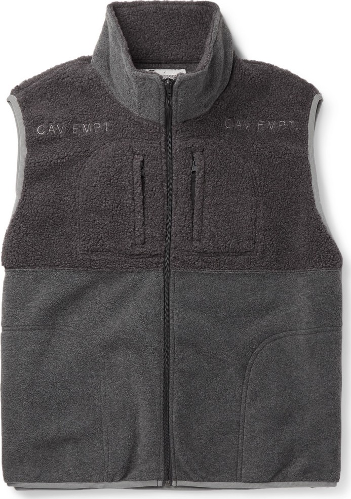 Cav Empt Colour-Block Fleece Gilet