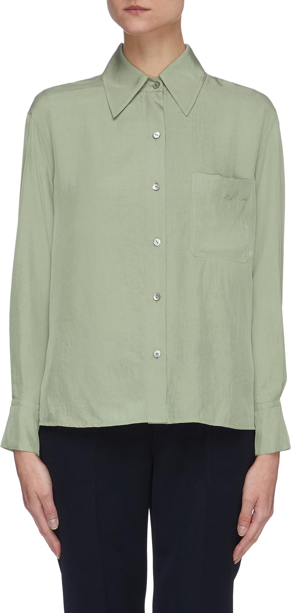 Vince Button down boxy shirt