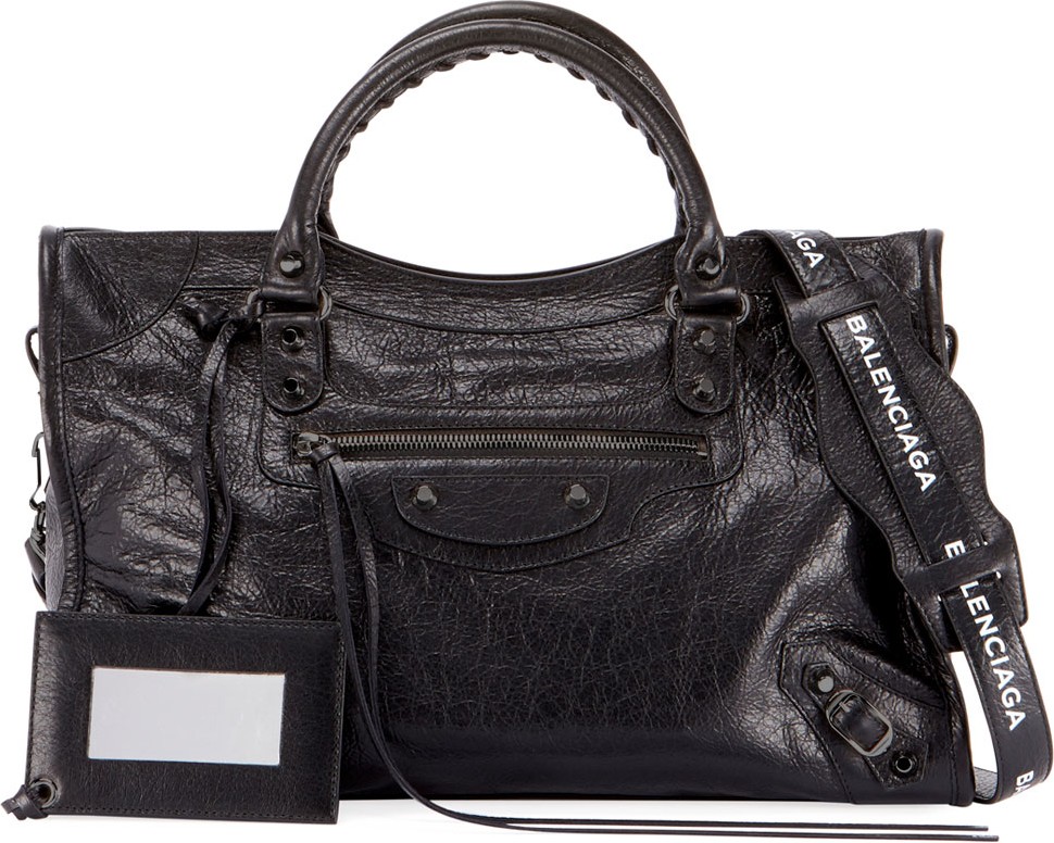 Balenciaga METALLIC CITY EDGE SMALL: BL