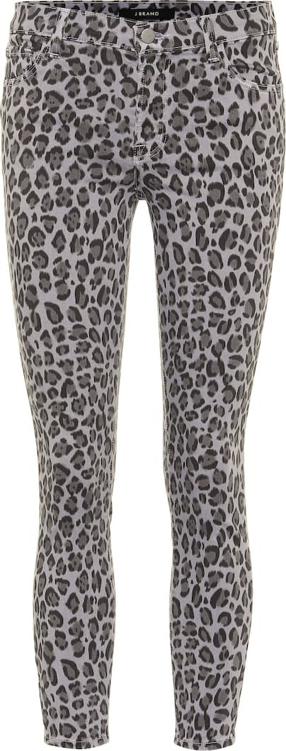 J BRAND 835 cropped mid-rise skinny jeans