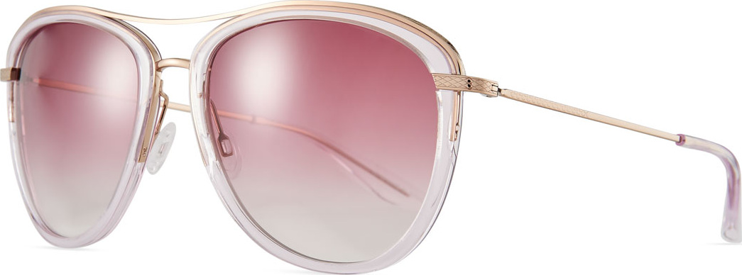 Barton Perreira Aviatress Titanium Aviator Sunglasses